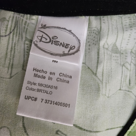 Disney Mickey Mouse Scrub Top Size M Medium 3 Pockets Draw String Back SO CUTE!! - Picture 10 of 12